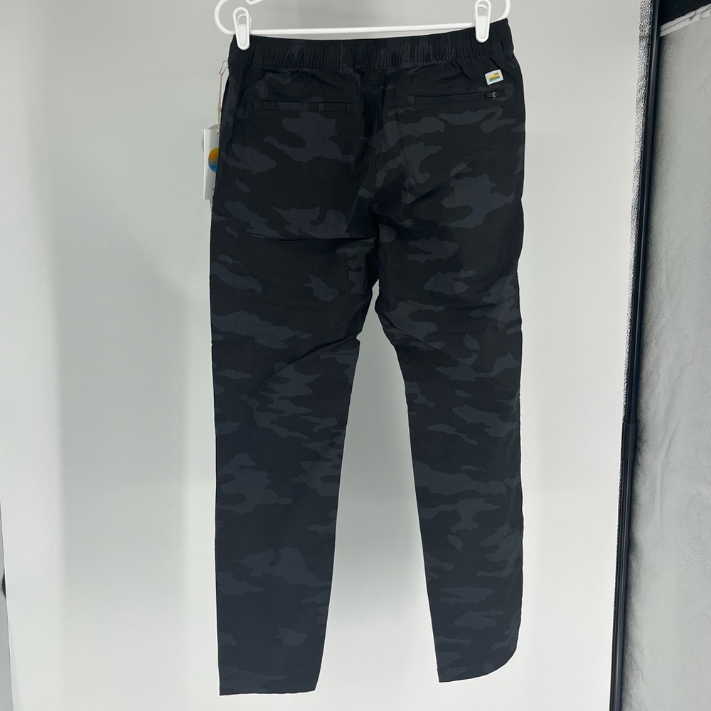 VUORI NWT MEN’S RIPSTOP CLIMBER PANT BLACK CAMO MEDIUM LARGE OUTDOOR HIKING - Picture 4 of 12